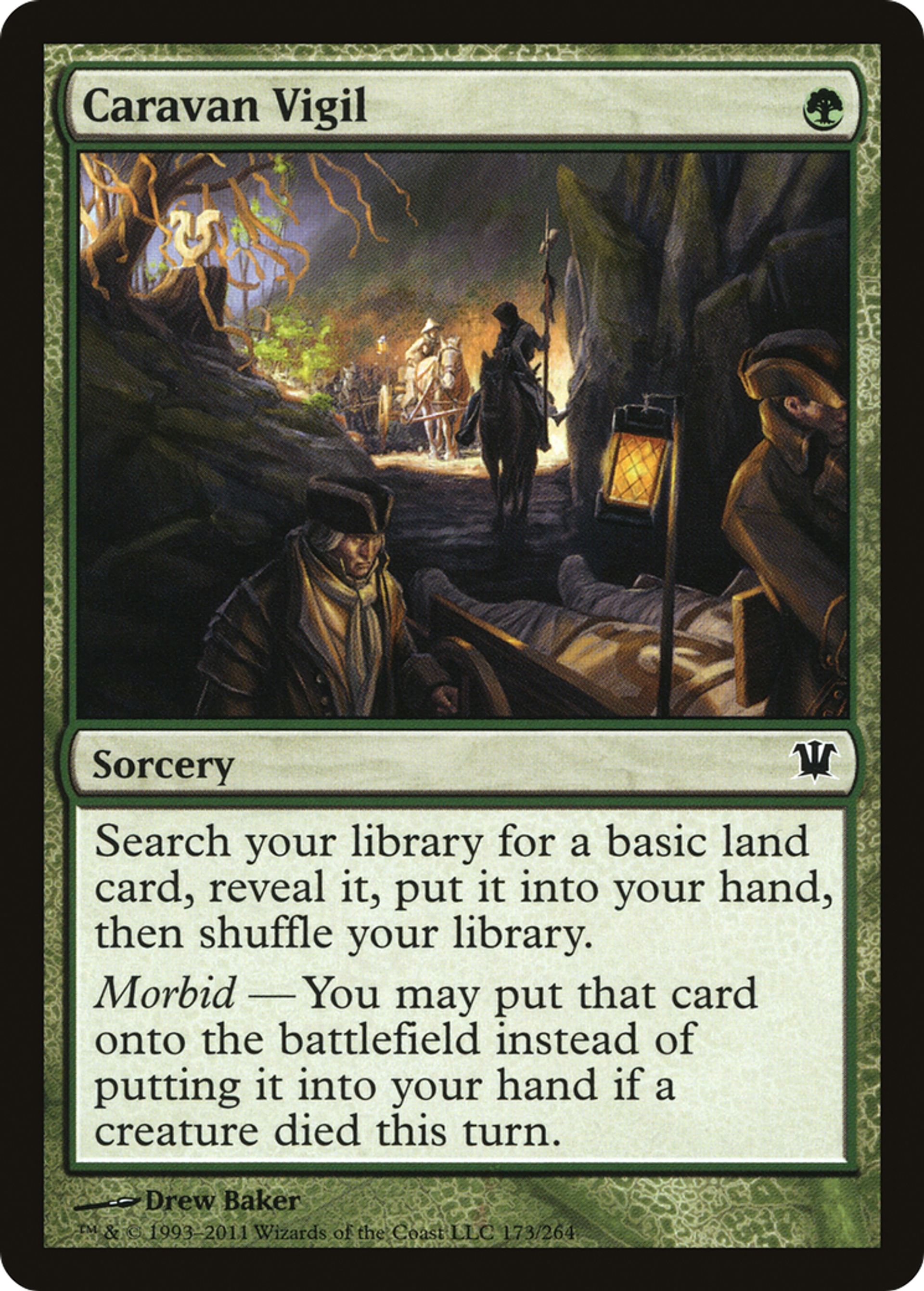 Veille de caravane — Innistrad — Magic: The Gathering