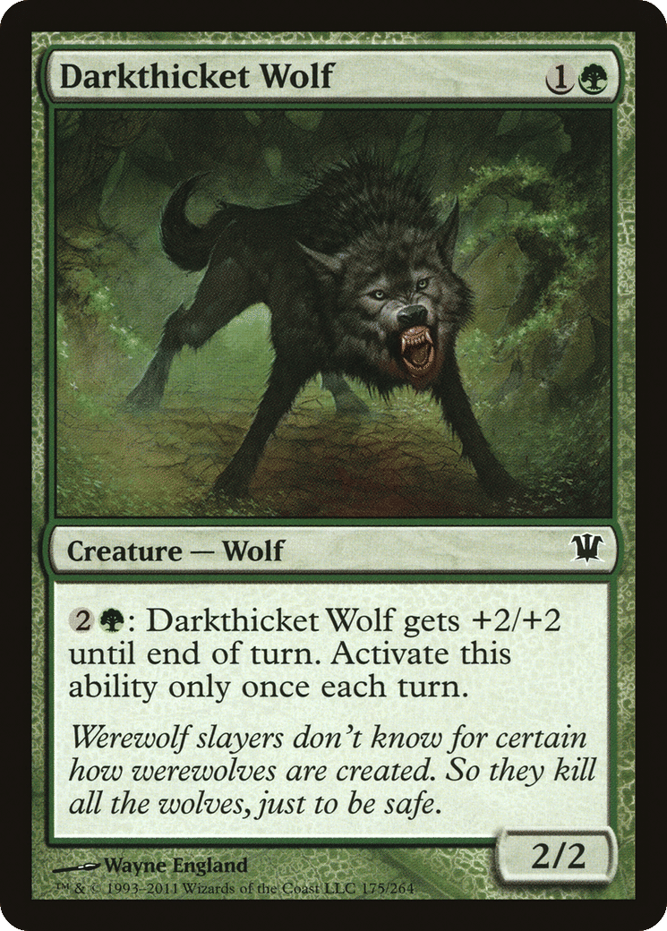 Darkthicket Wolf — Innistrad — Magic: The Gathering