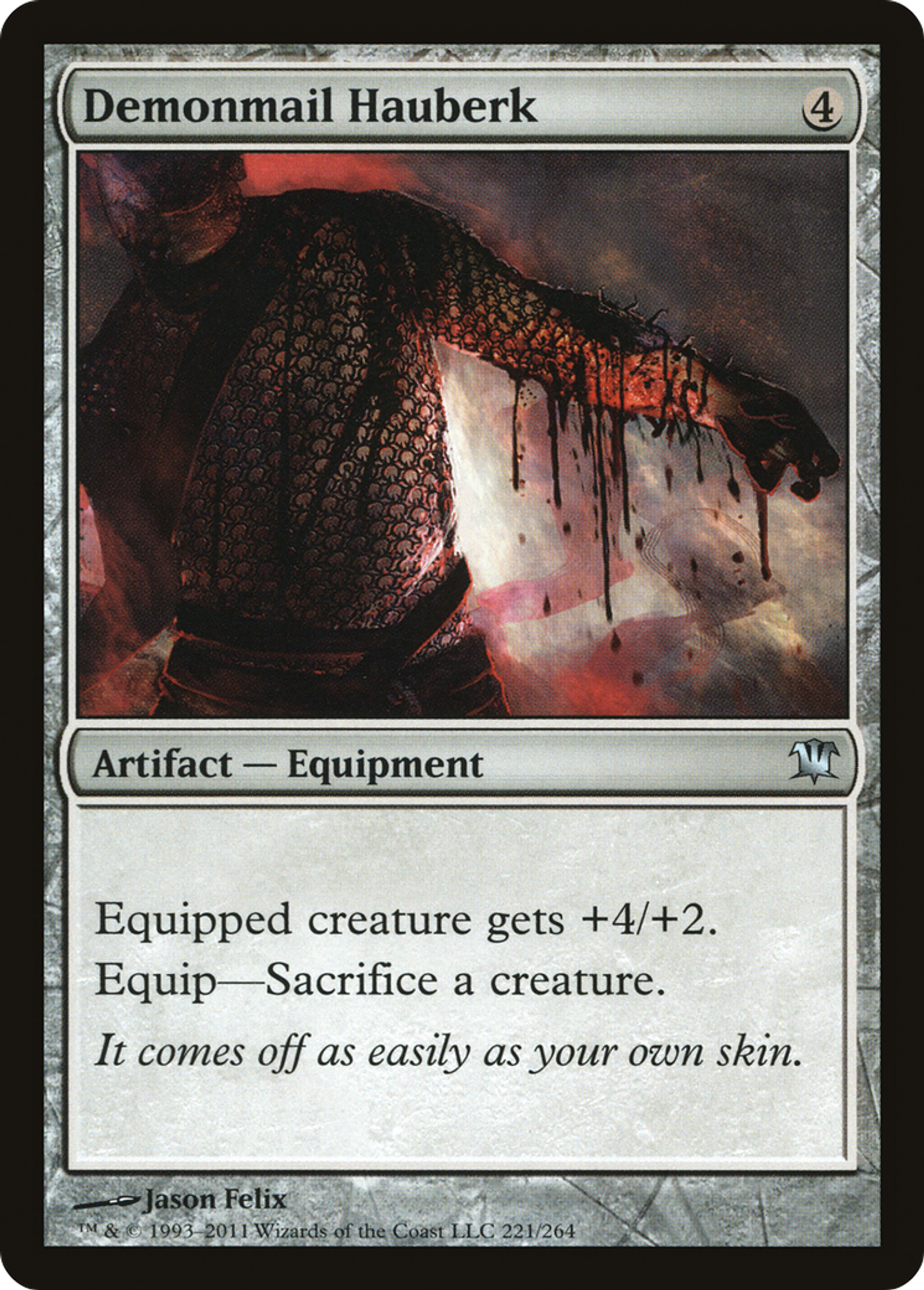 Haubert de maille de démon — Innistrad — Magic: The Gathering