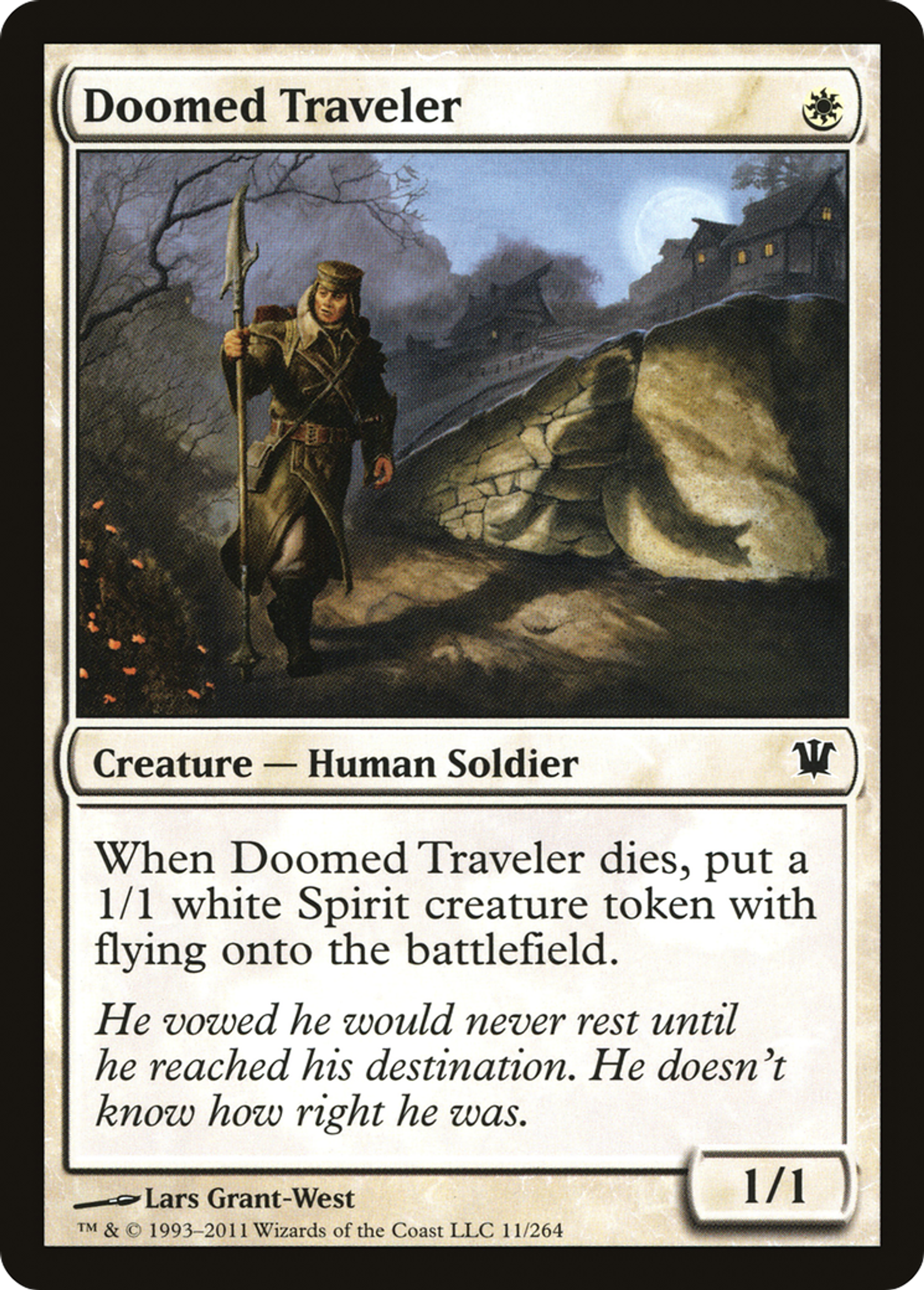 Doomed Traveler — Innistrad — Magic: The Gathering