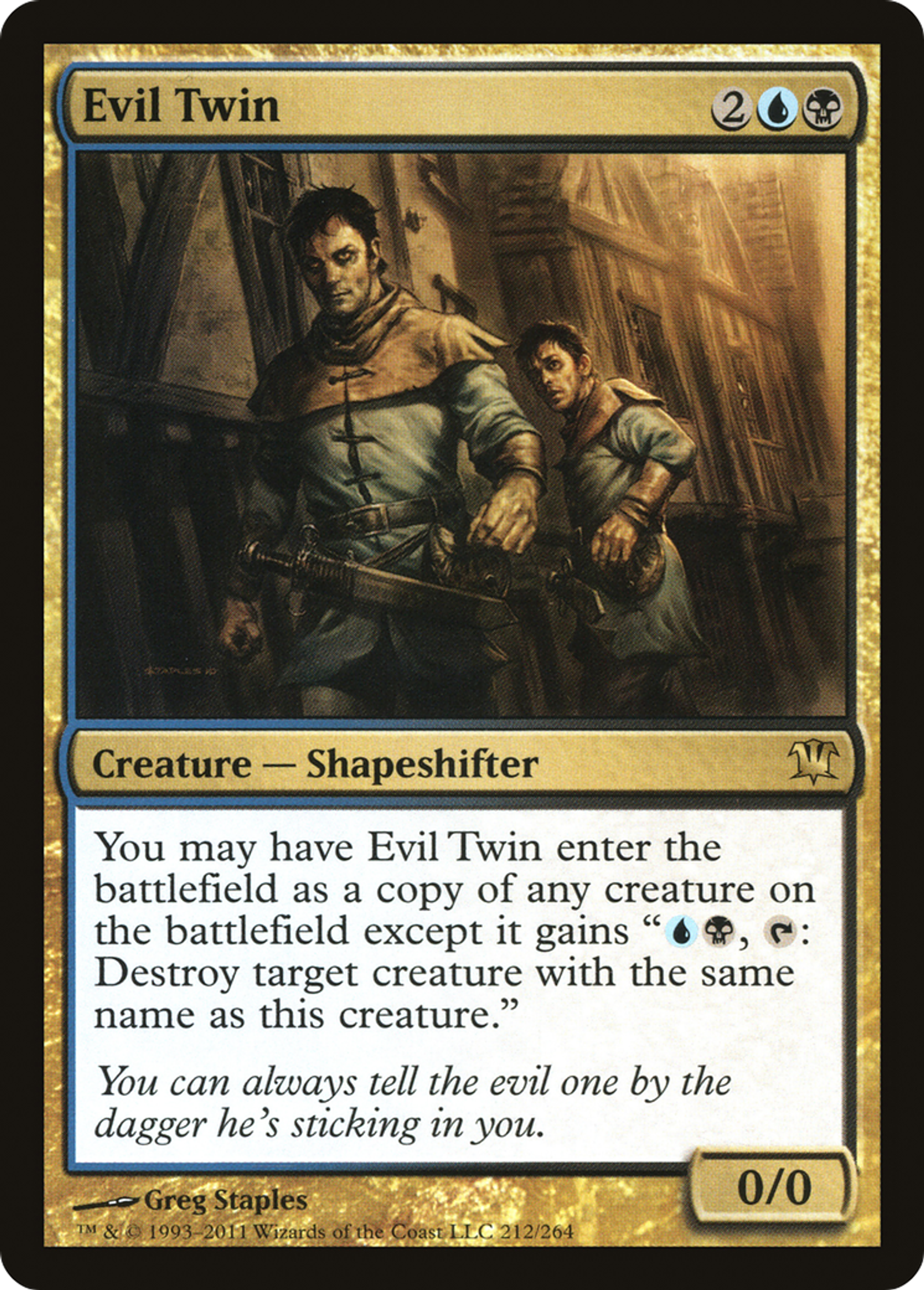 Jumeau maléfique — Innistrad — Magic: The Gathering