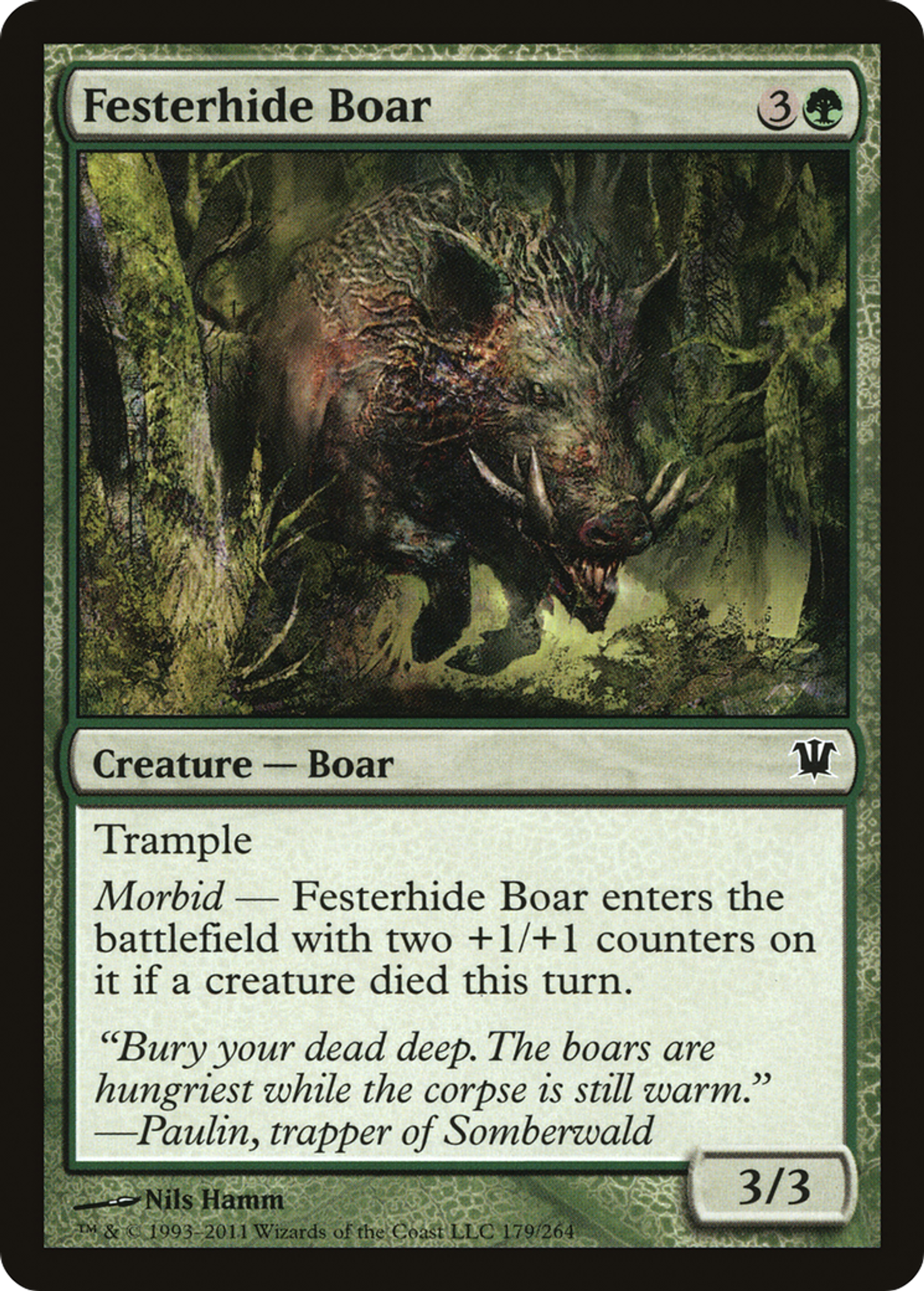 Sanglier peautride — Innistrad — Magic: The Gathering