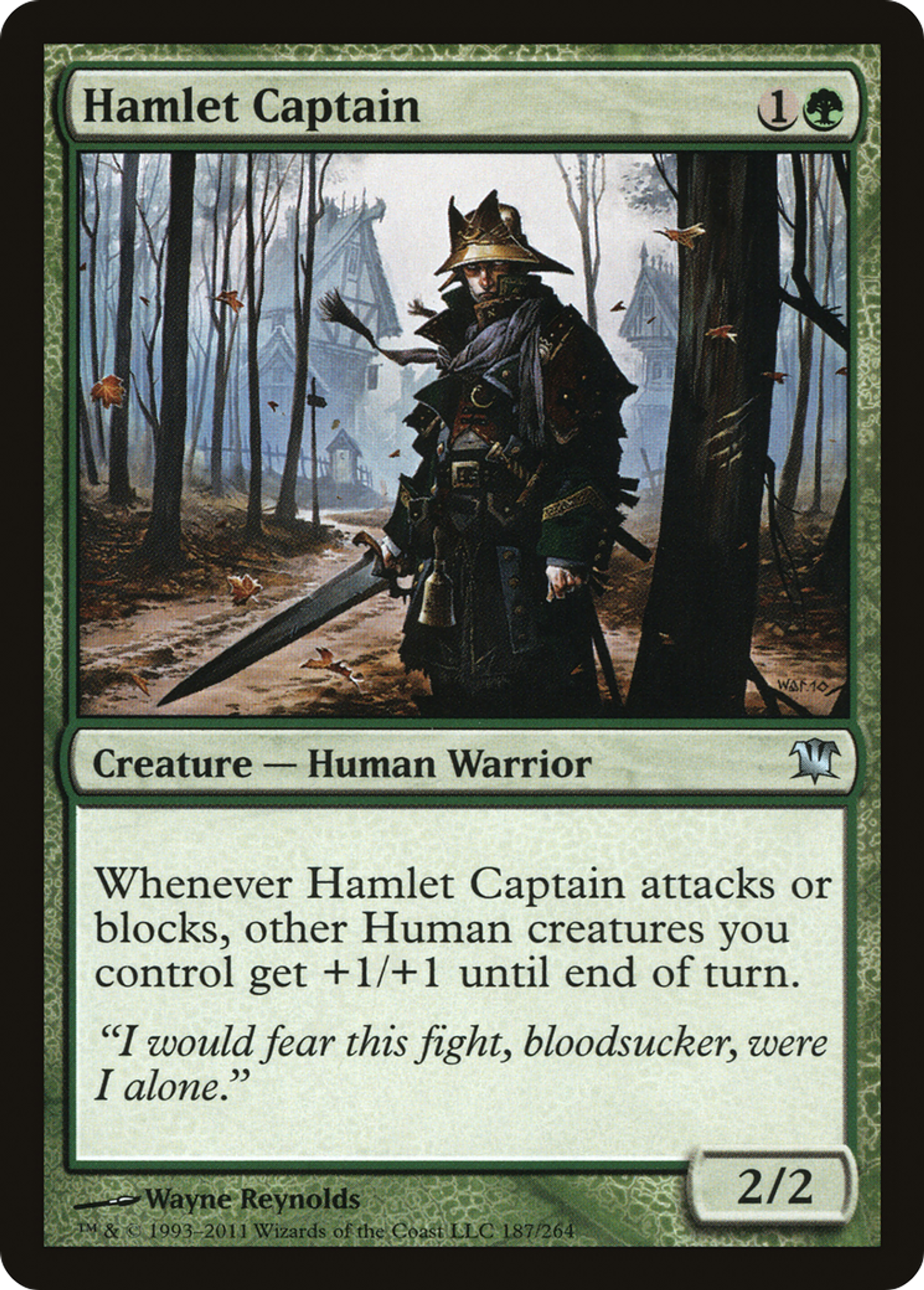 Capitaine du hameau — Innistrad — Magic: The Gathering