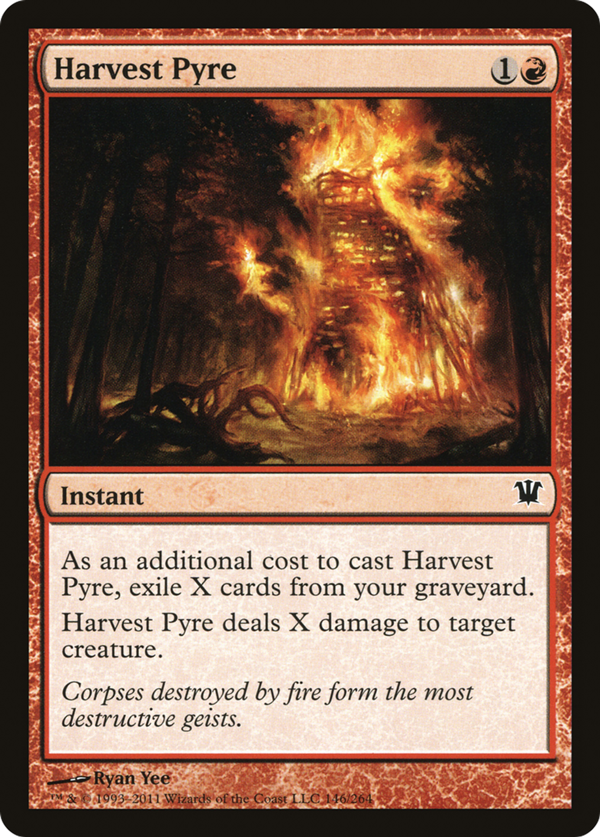 Bûcher des moissons — Innistrad — Magic: The Gathering