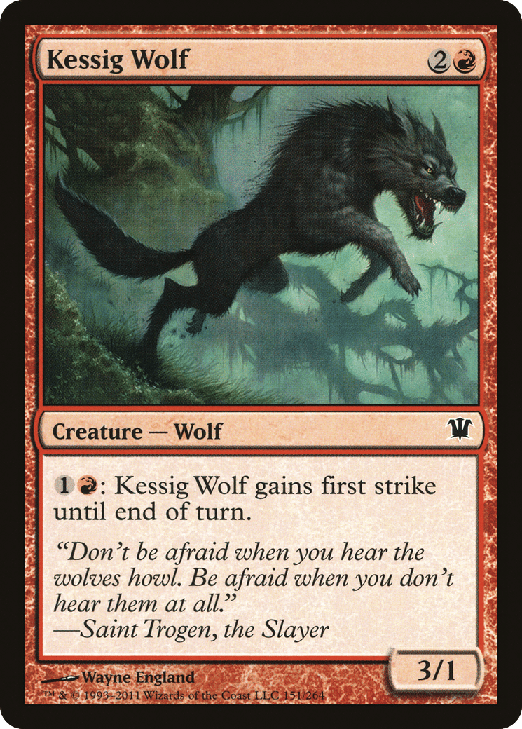 Kessig Wolf — Innistrad — Magic: The Gathering