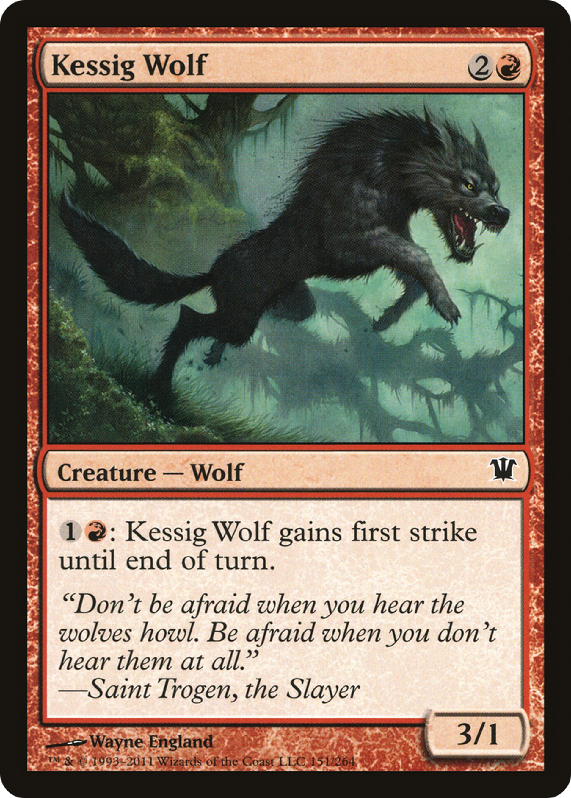Loup de Kessig — Innistrad — Magic: The Gathering