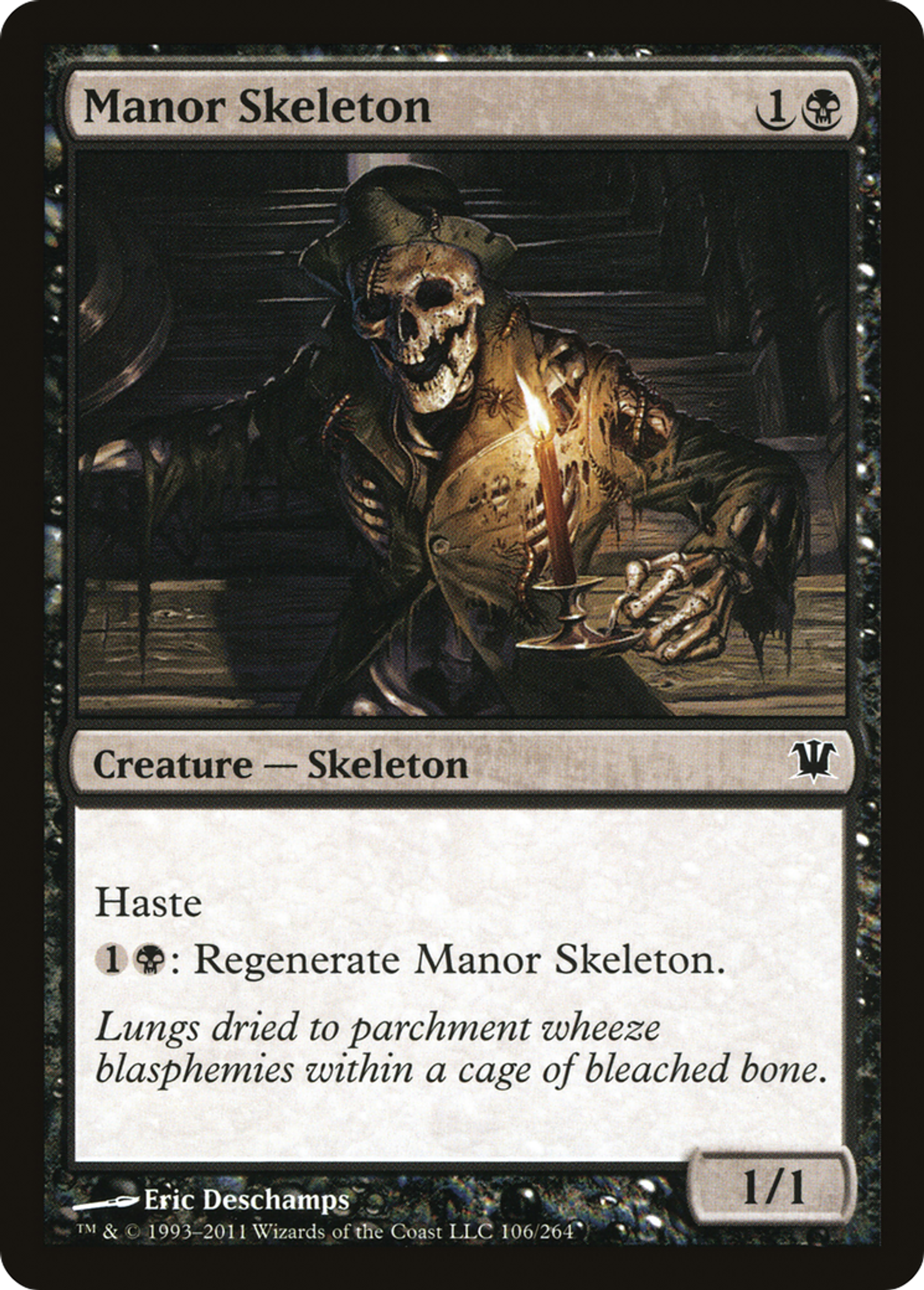 Squelette de manoir — Innistrad — Magic: The Gathering