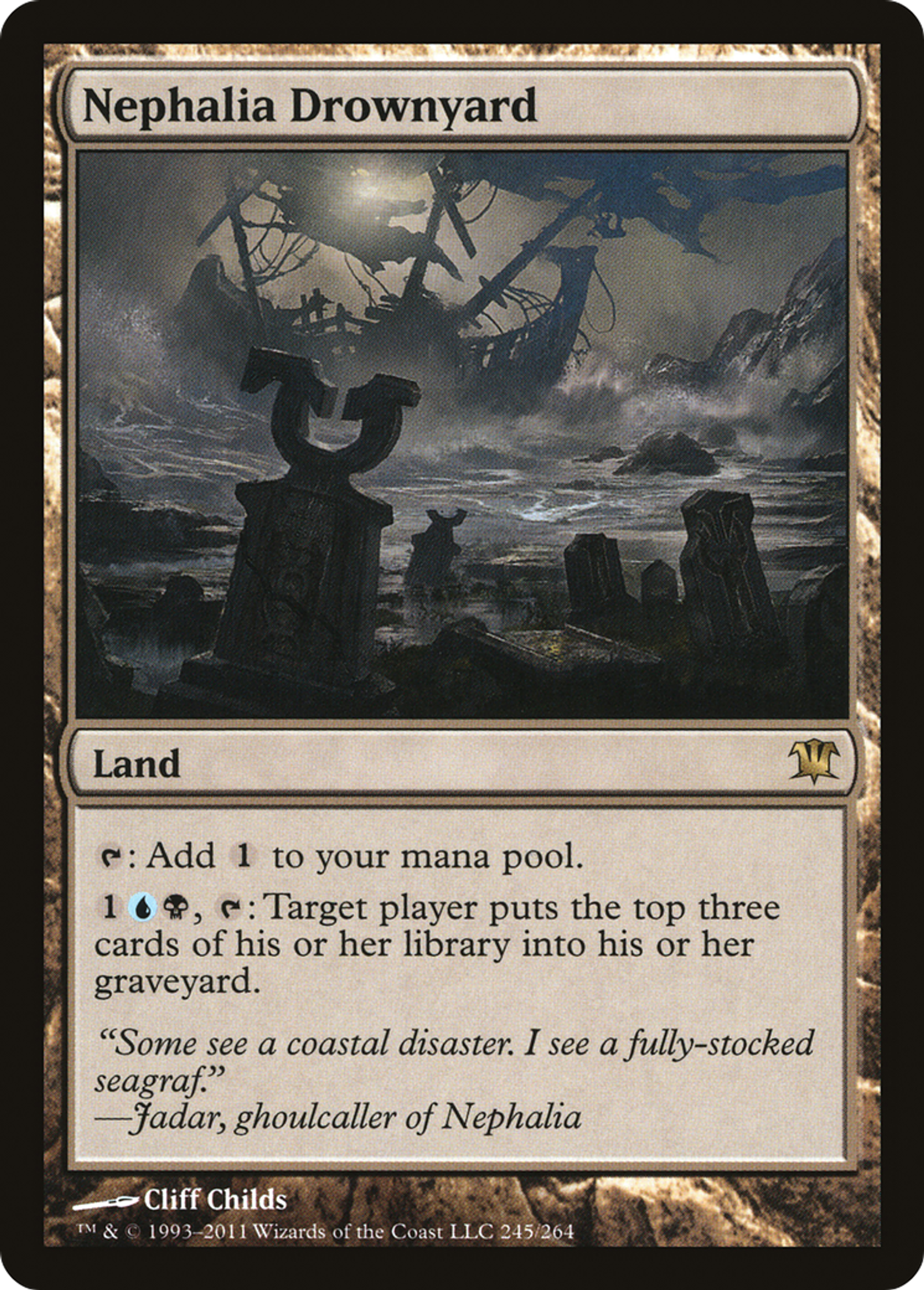 Cimetière marin de Néphalie — Innistrad — Magic: The Gathering