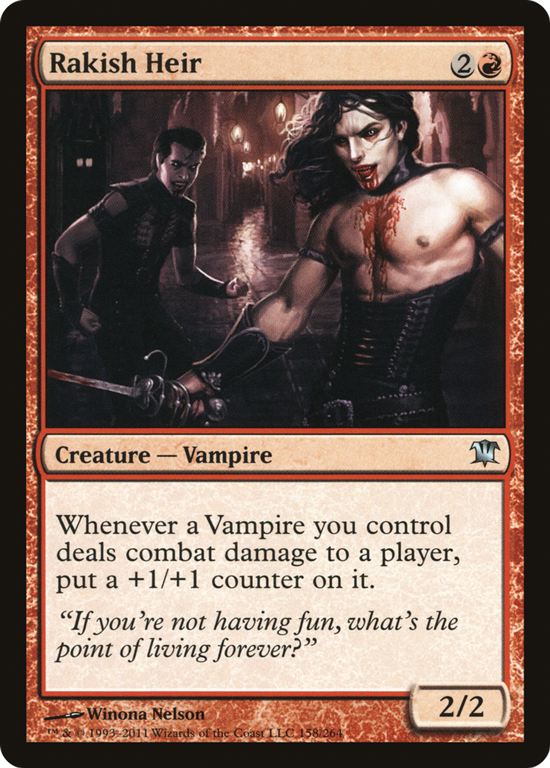 Rakish Heir — Innistrad — Magic: The Gathering