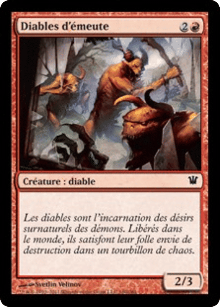 Diables d'émeute — Innistrad — Magic: The Gathering