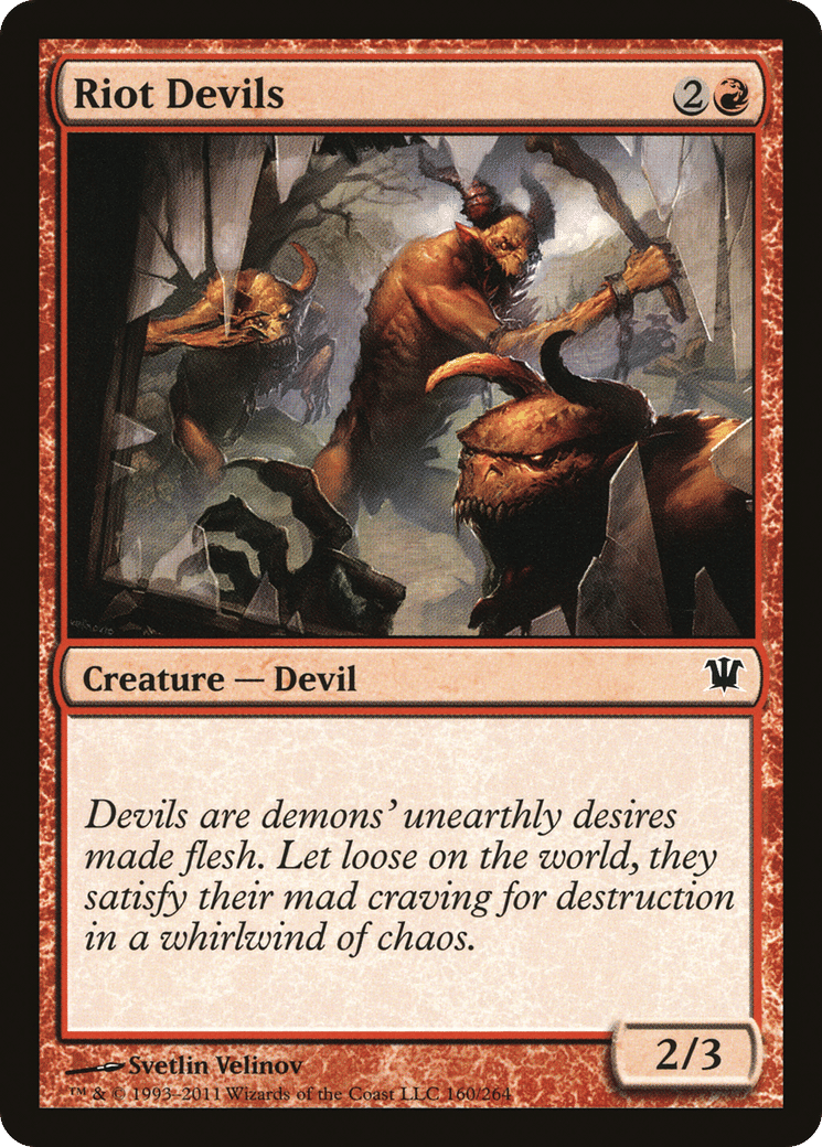 Riot Devils — Innistrad — Magic: The Gathering