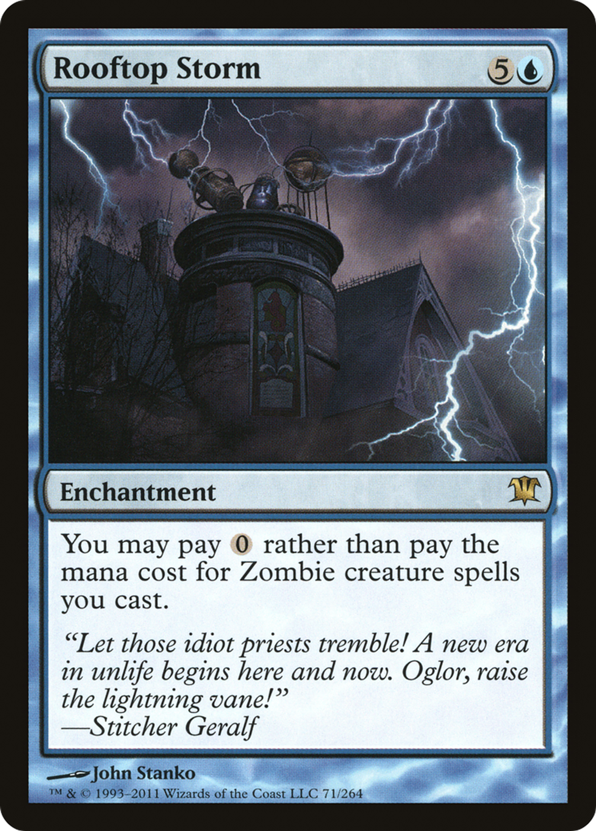 Rooftop Storm — Innistrad — Magic: The Gathering