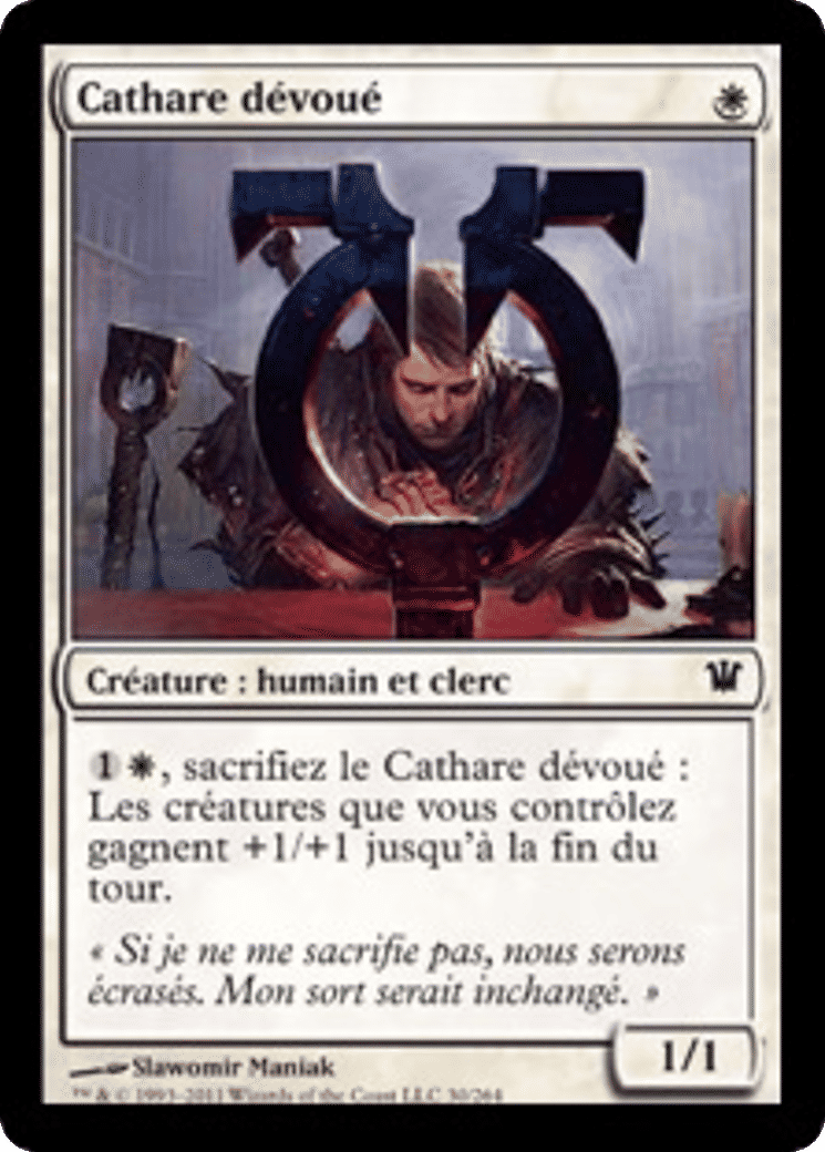 Cathare dévoué — Innistrad — Magic: The Gathering