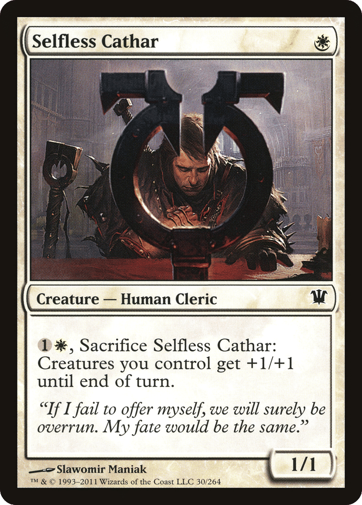 Selfless Cathar — Innistrad — Magic: The Gathering