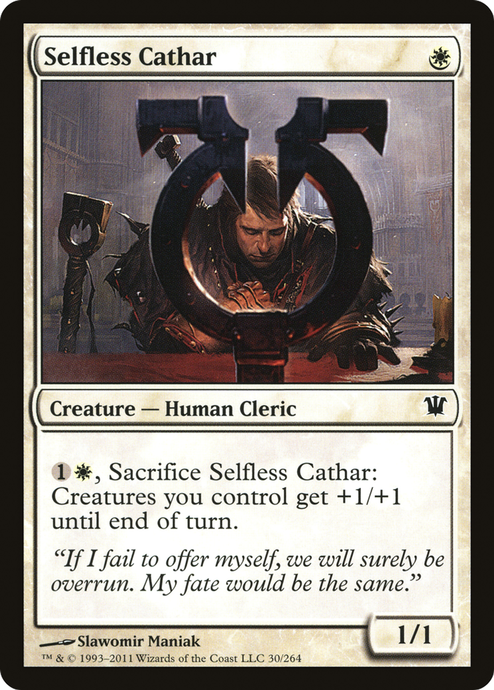 Cathare dévoué — Innistrad — Magic: The Gathering