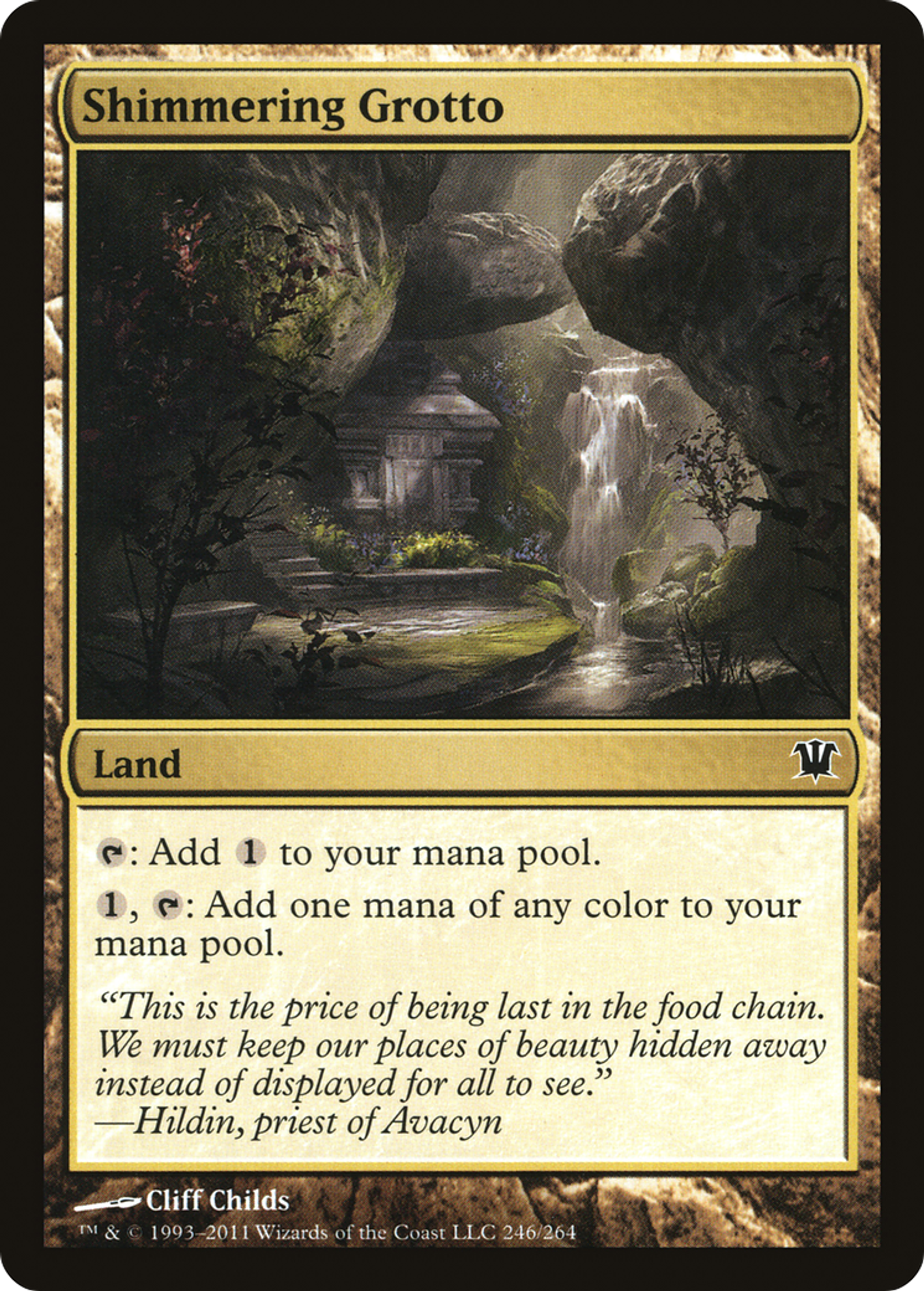 Grotte chatoyante — Innistrad — Magic: The Gathering