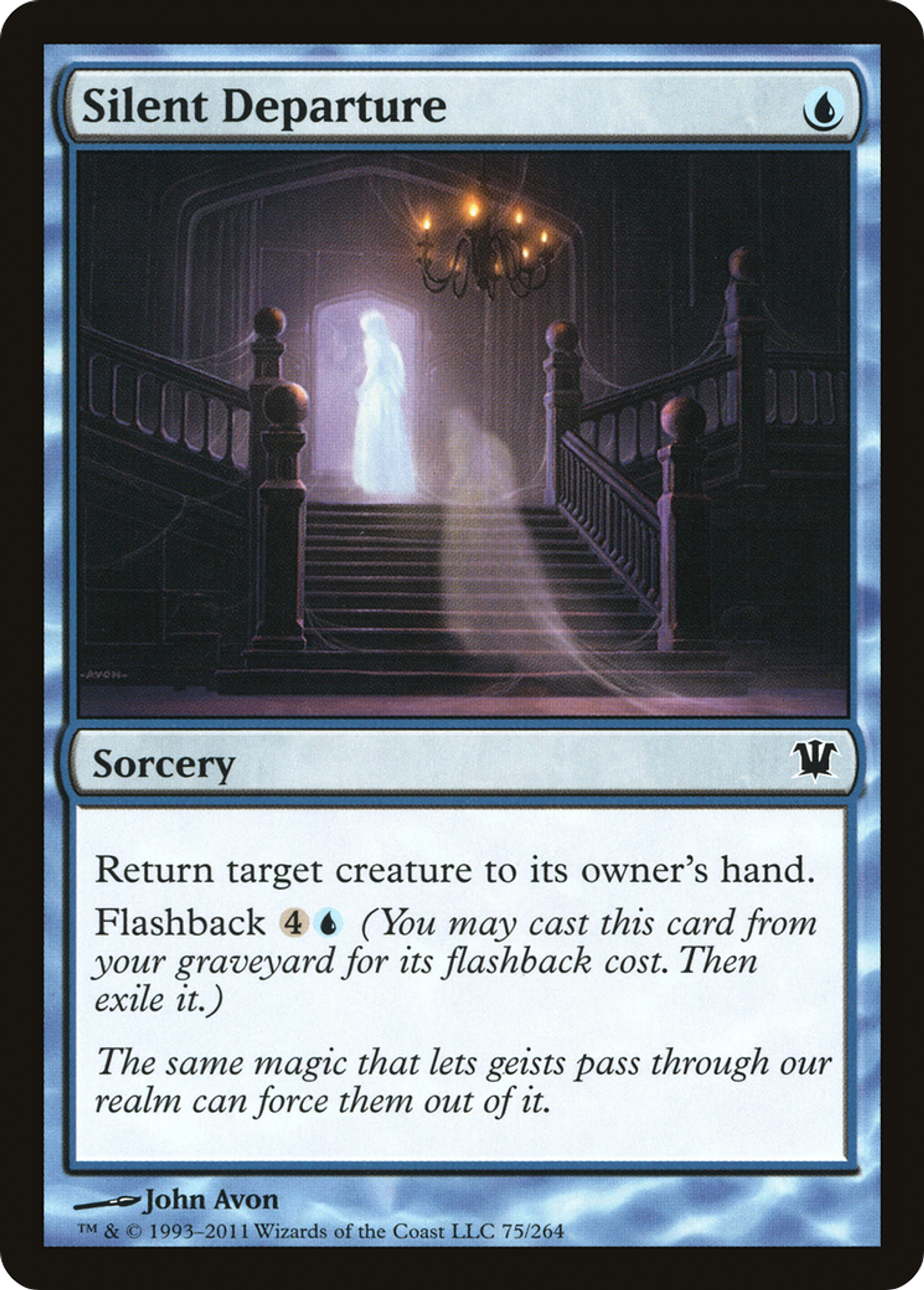 Départ silencieux — Innistrad — Magic: The Gathering