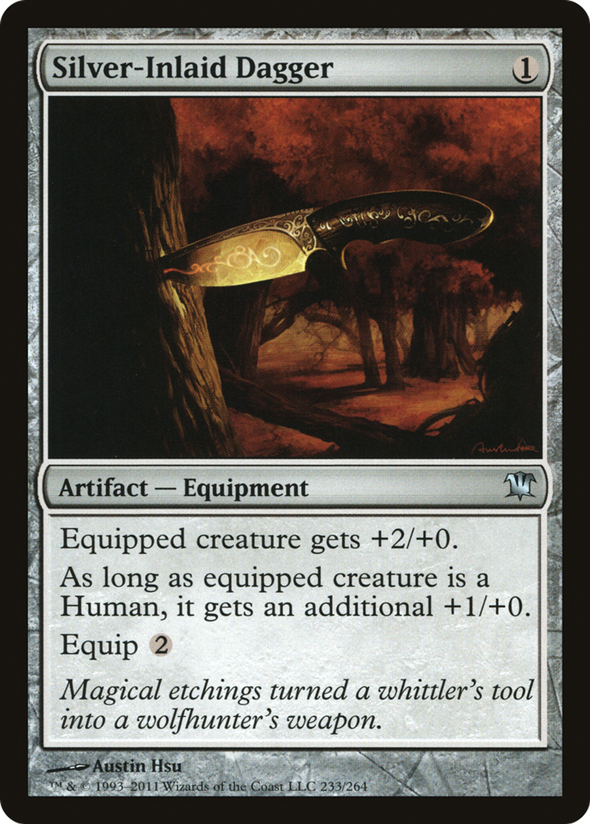 Dague incrustée d'argent — Innistrad — Magic: The Gathering