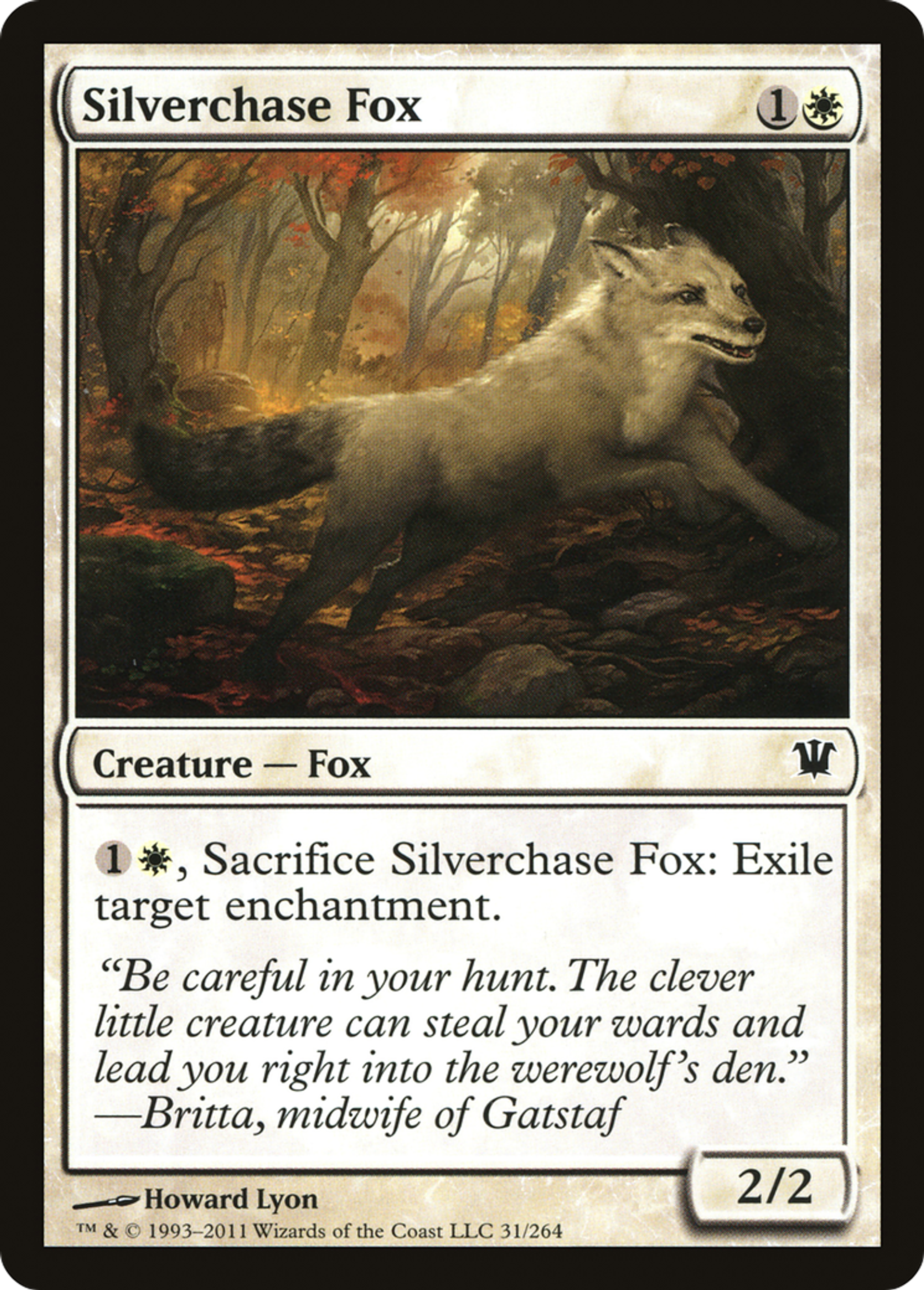 Renard chassargent — Innistrad — Magic: The Gathering