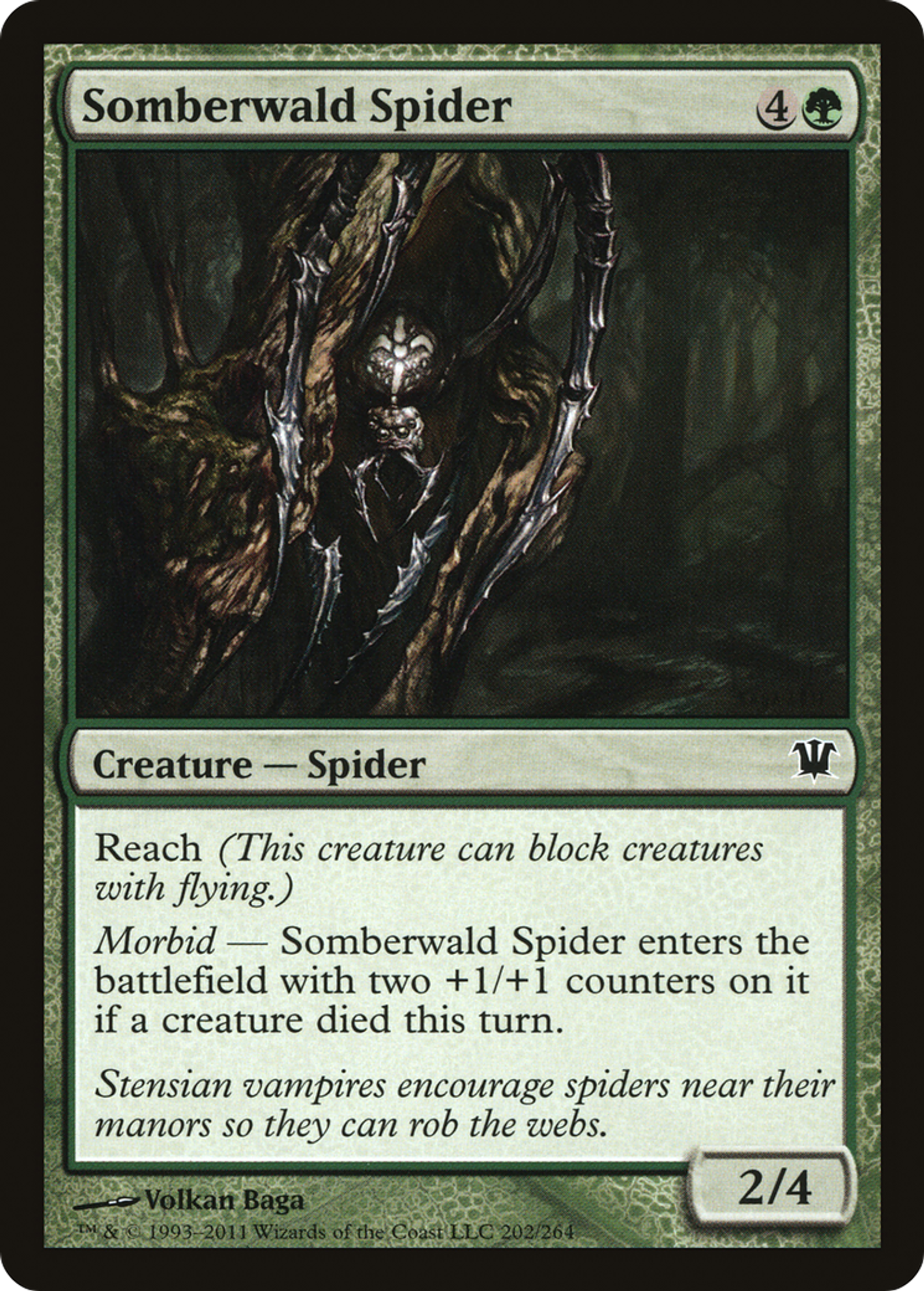 Araignée de Somberwald — Innistrad — Magic: The Gathering