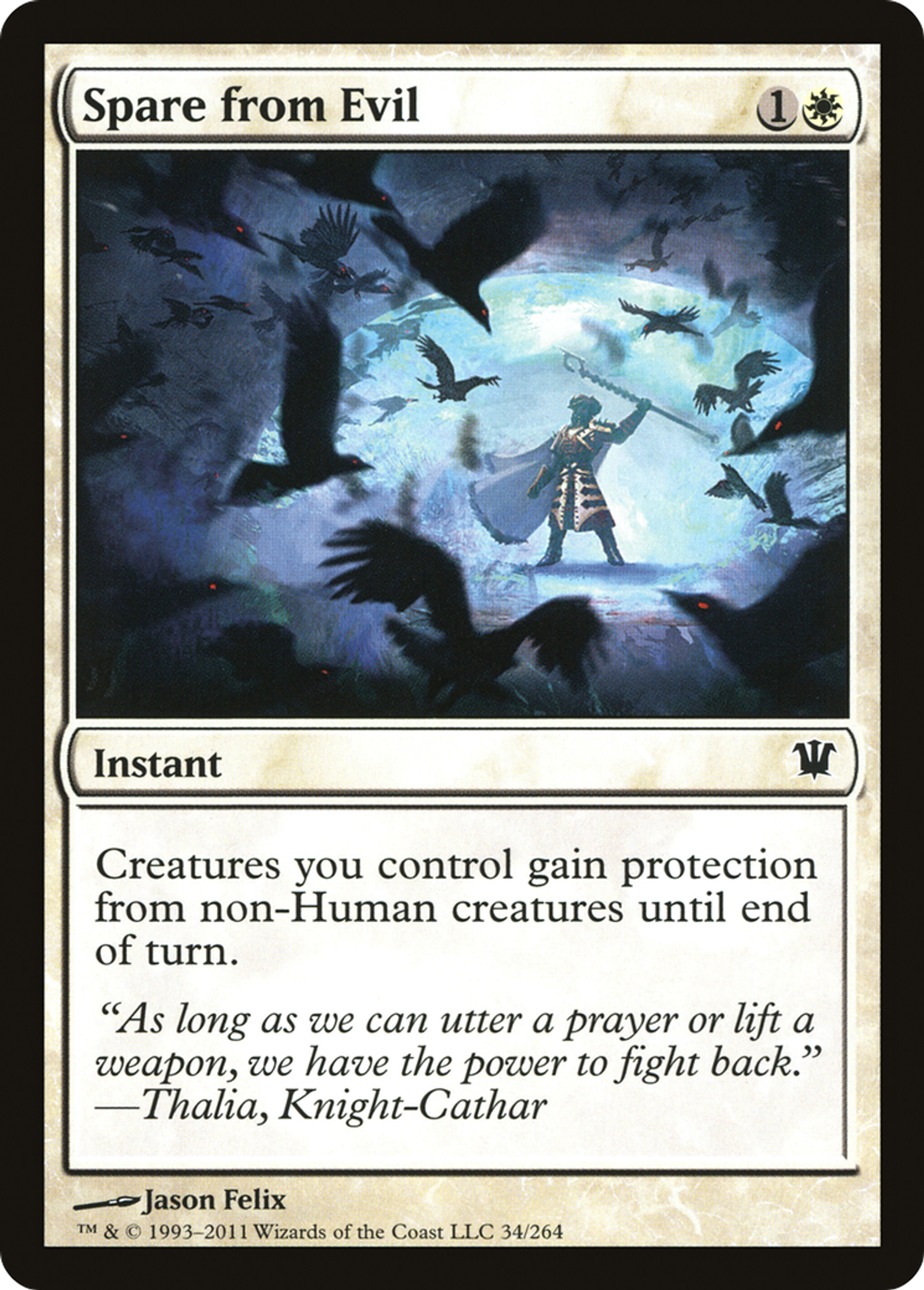 Épargner du mal — Innistrad — Magic: The Gathering