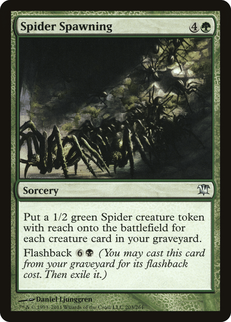 Spider Spawning — Innistrad — Magic: The Gathering