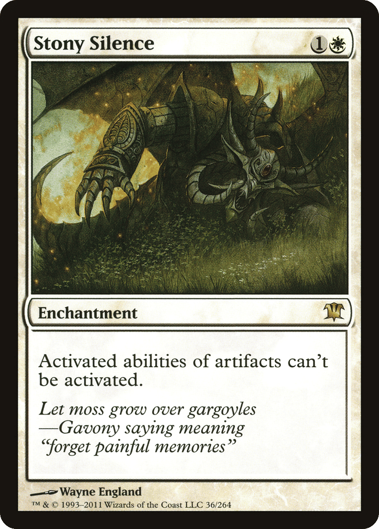 Stony Silence — Innistrad — Magic: The Gathering