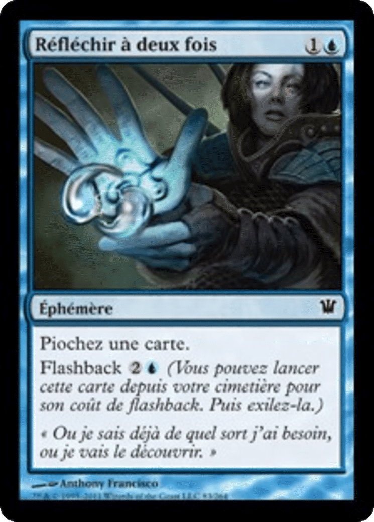 Réfléchir à deux fois — Innistrad — Magic: The Gathering