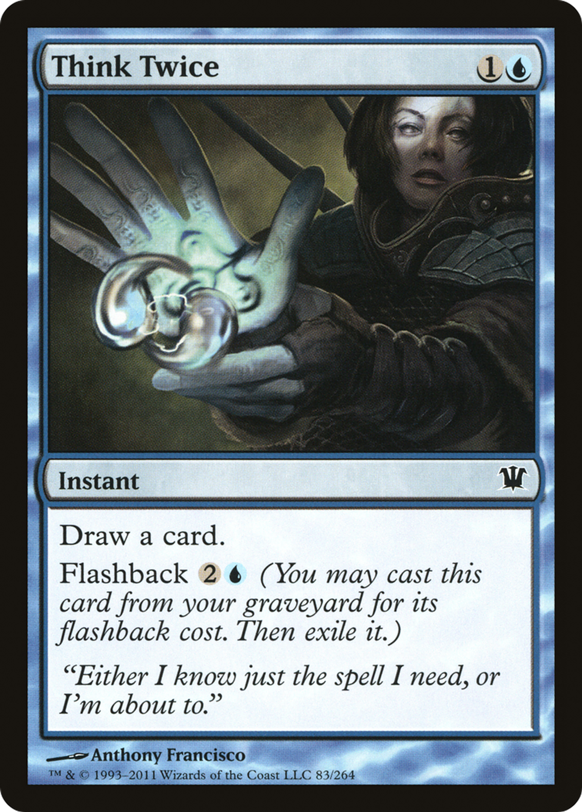 Réfléchir à deux fois — Innistrad — Magic: The Gathering