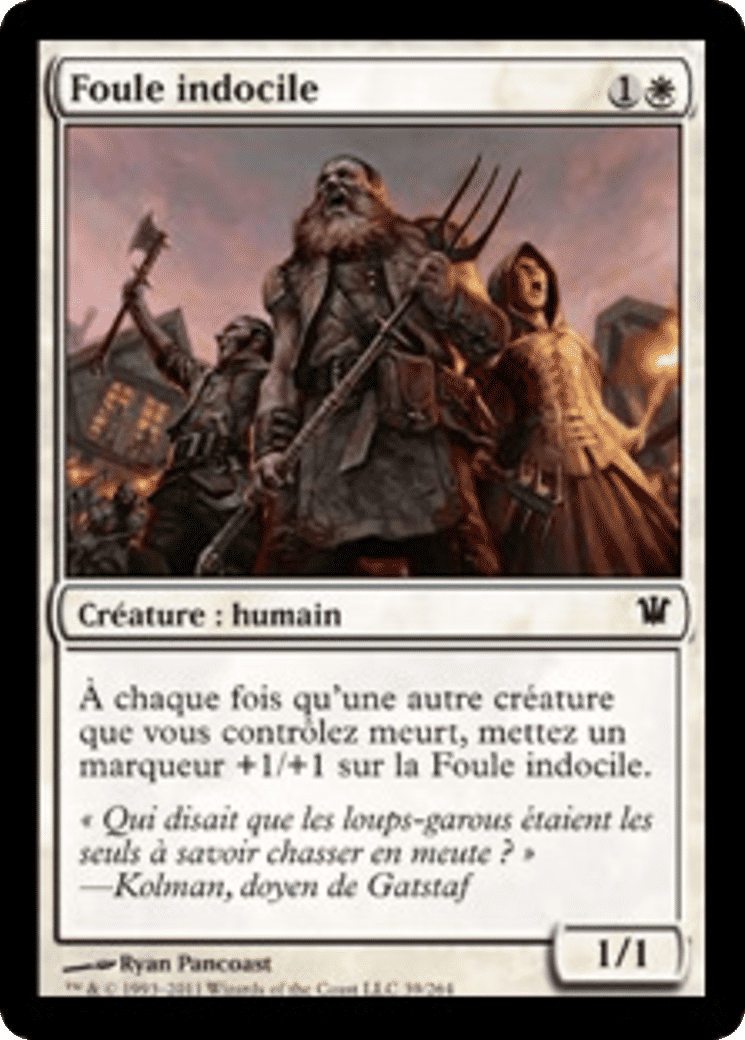 Foule indocile — Innistrad — Magic: The Gathering