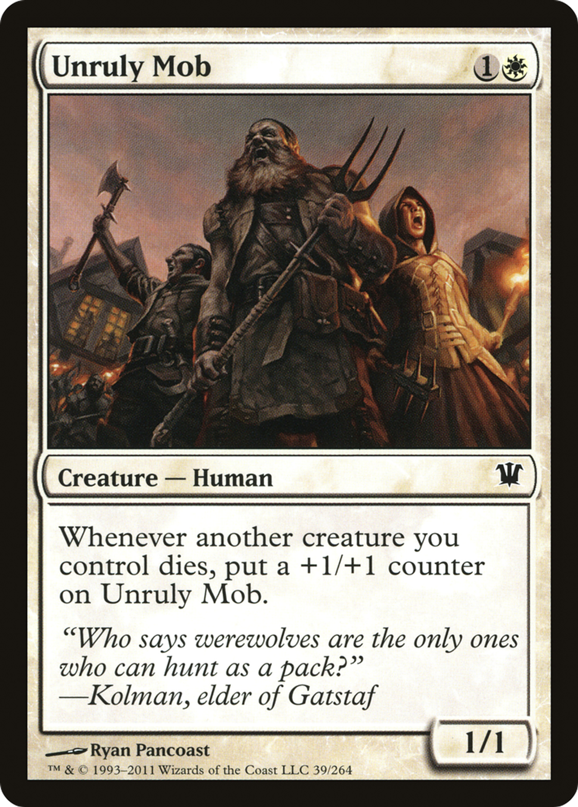 Foule indocile — Innistrad — Magic: The Gathering