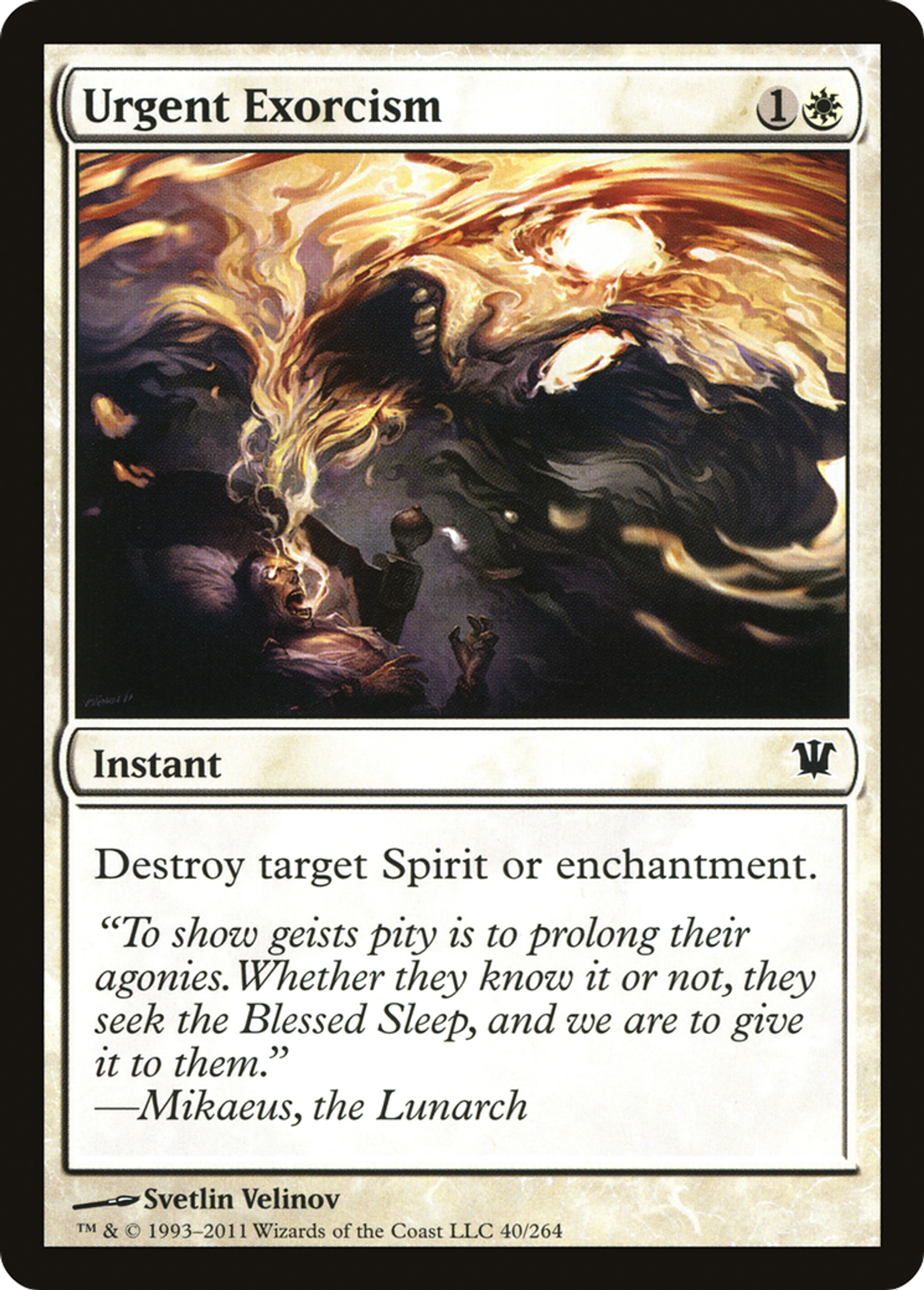 Exorcisme urgent — Innistrad — Magic: The Gathering