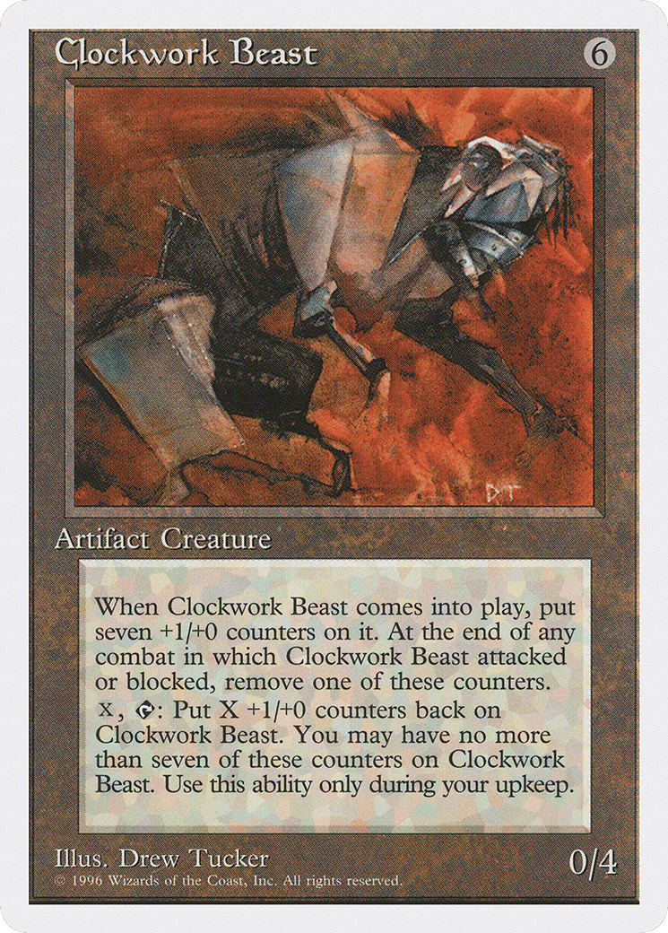Clockwork Beast — Introductory Two-Player Set — Magic: The Gathering