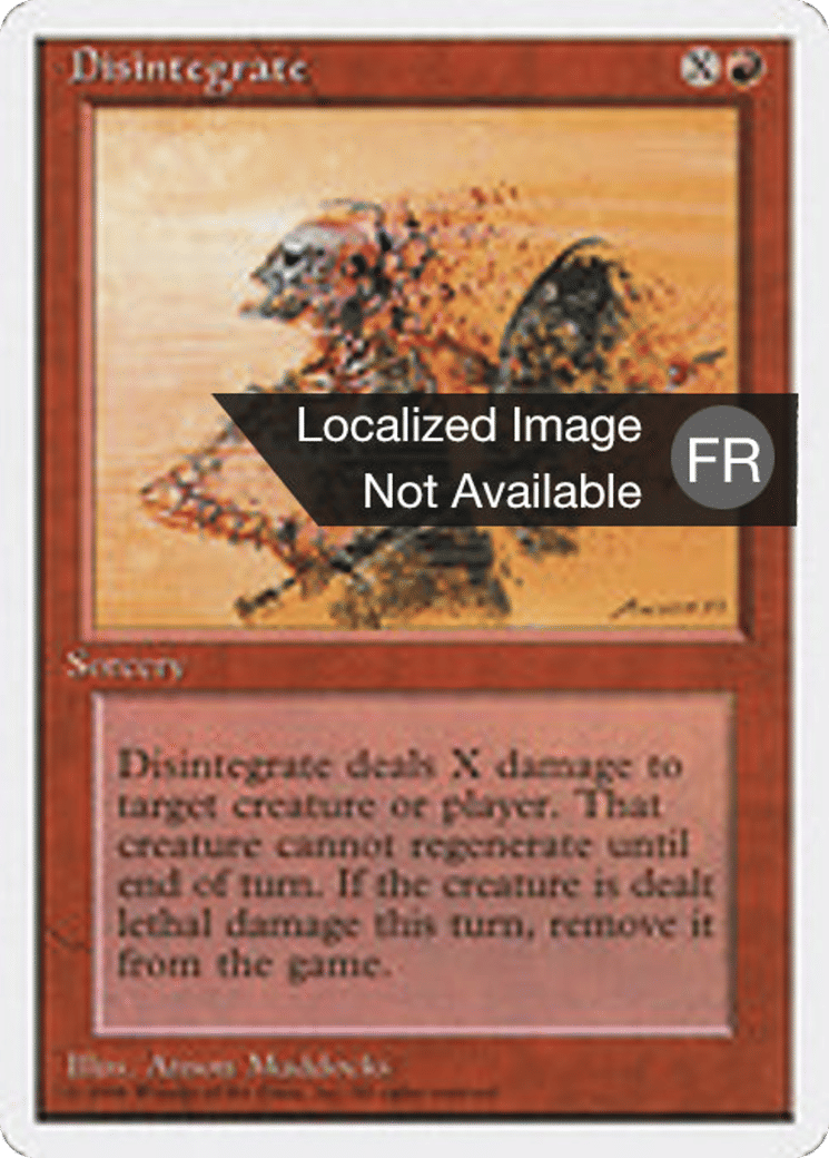 Désintégration — Introductory Two-Player Set — Magic: The Gathering