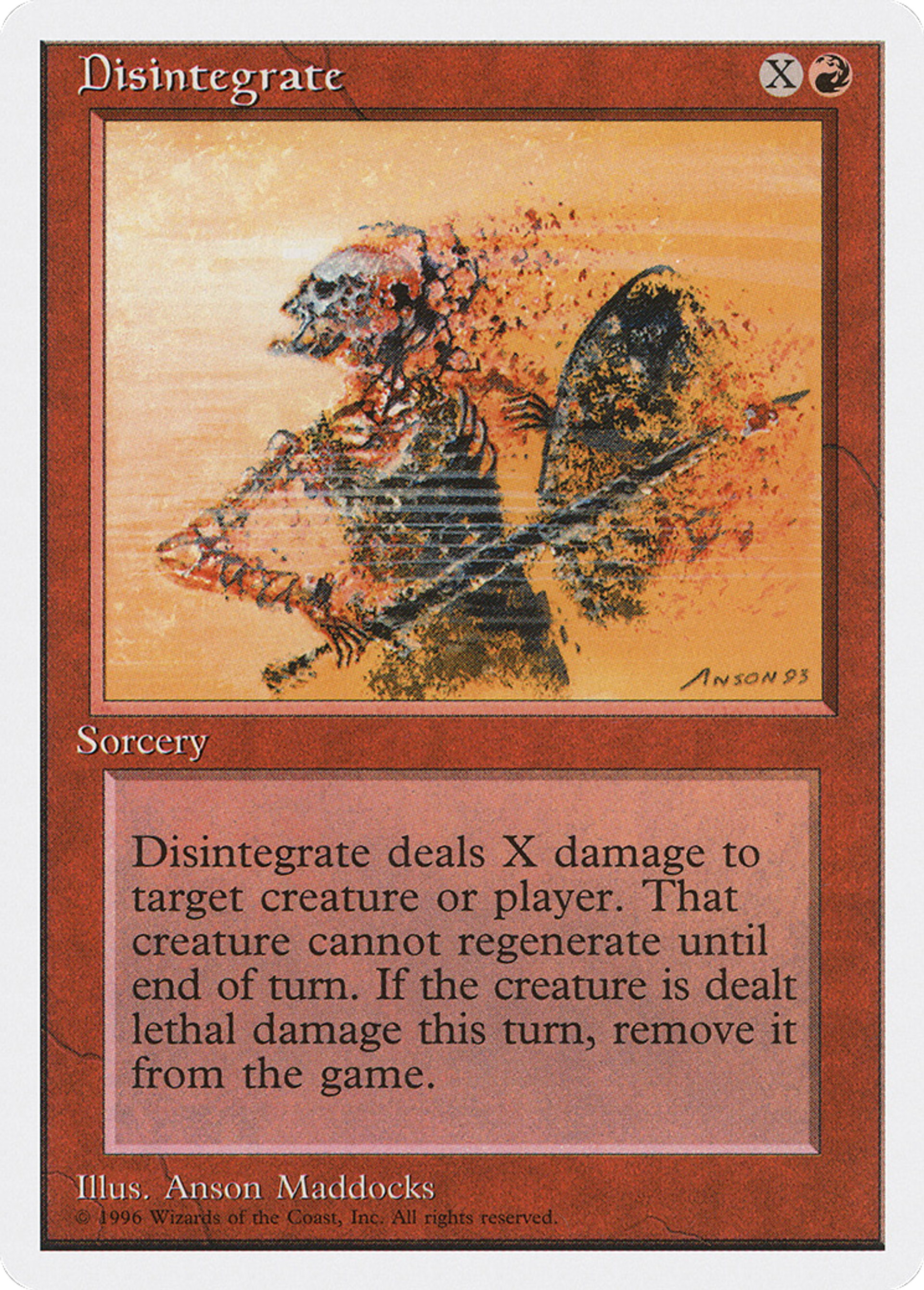Désintégration — Introductory Two-Player Set — Magic: The Gathering