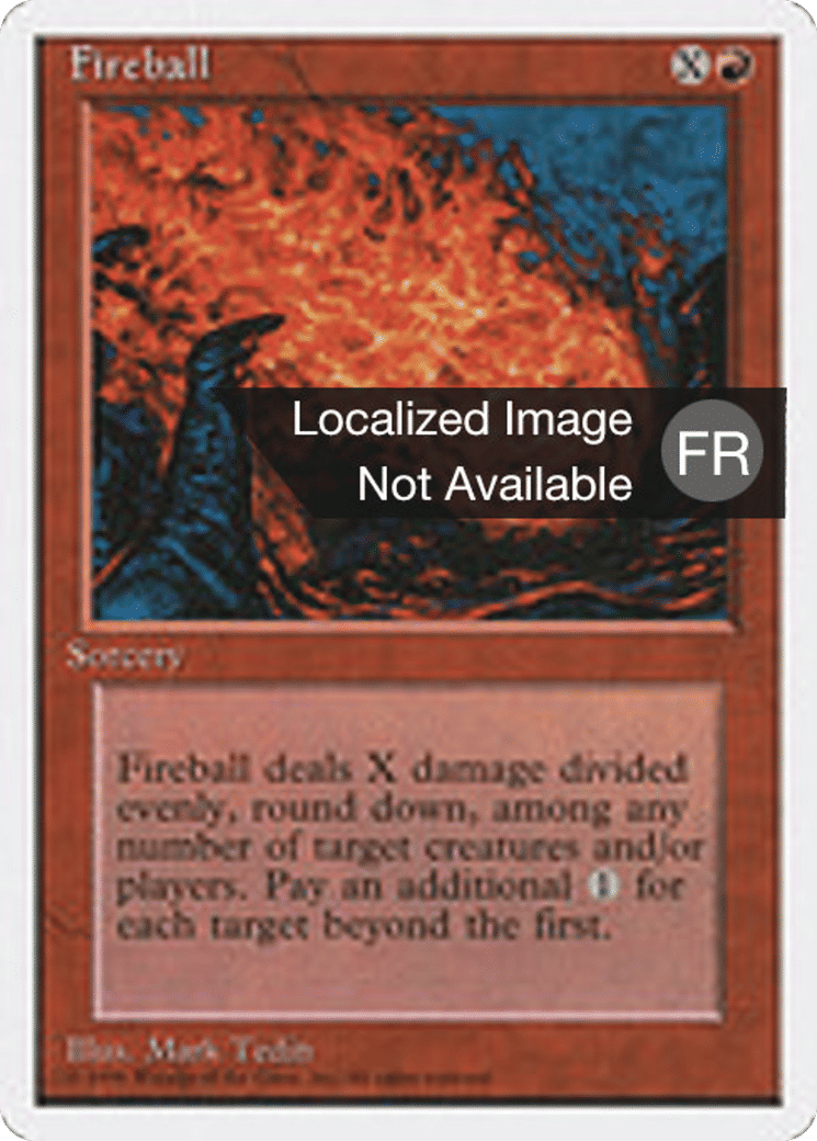 Boule de feu — Introductory Two-Player Set — Magic: The Gathering