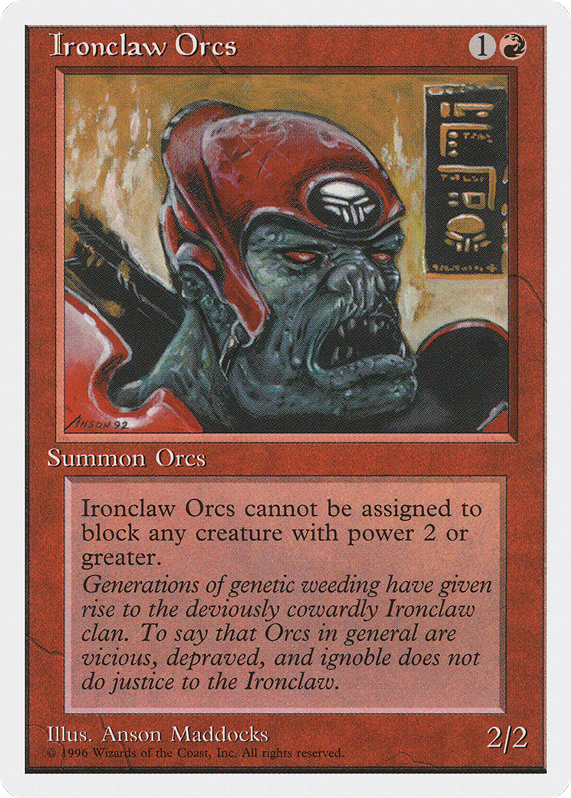 Orques de la griffe de fer — Introductory Two-Player Set — Magic: The Gathering
