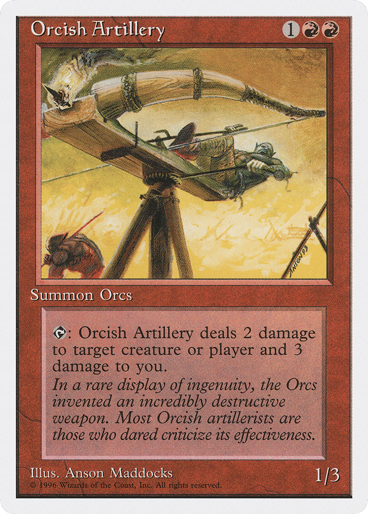 Orcish Artillery — Introductory Two-Player Set — Magic: The Gathering