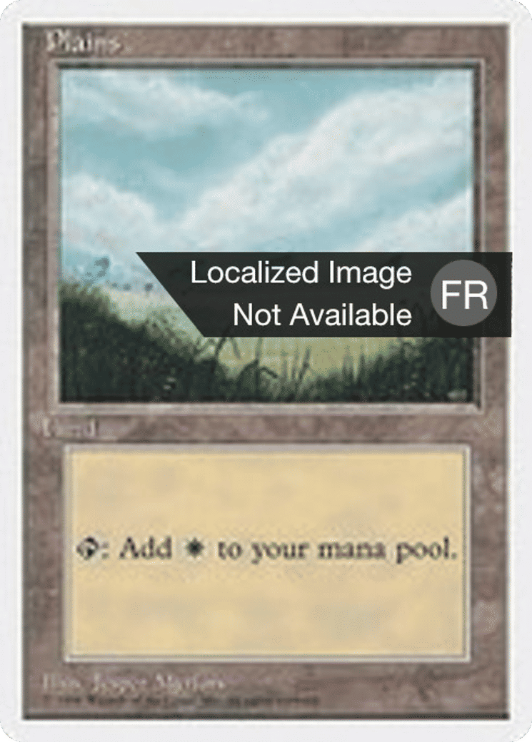 Plaine — Introductory Two-Player Set — Magic: The Gathering
