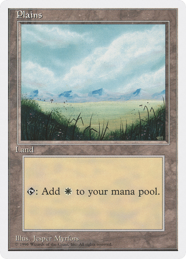 Plains — Introductory Two-Player Set — Magic: The Gathering