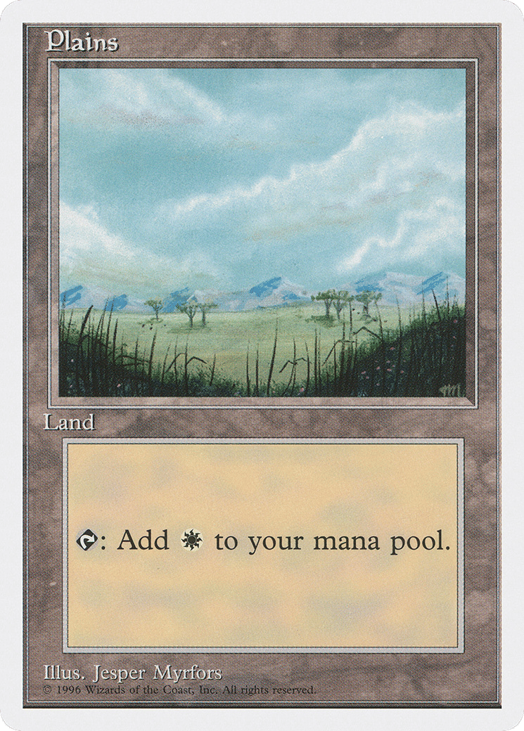 Plains — Introductory Two-Player Set — Magic: The Gathering