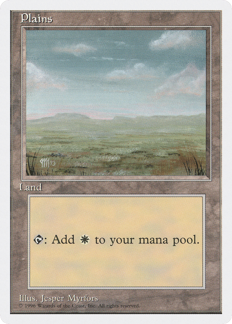 Plains — Introductory Two-Player Set — Magic: The Gathering