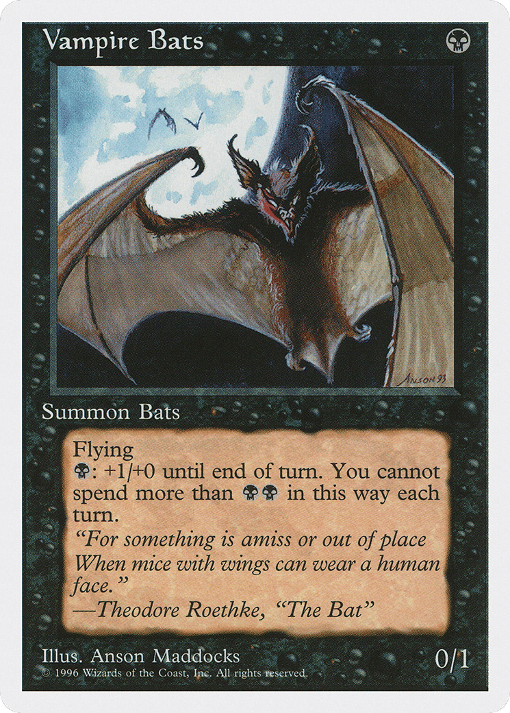 Vampire Bats — Introductory Two-Player Set — Magic: The Gathering