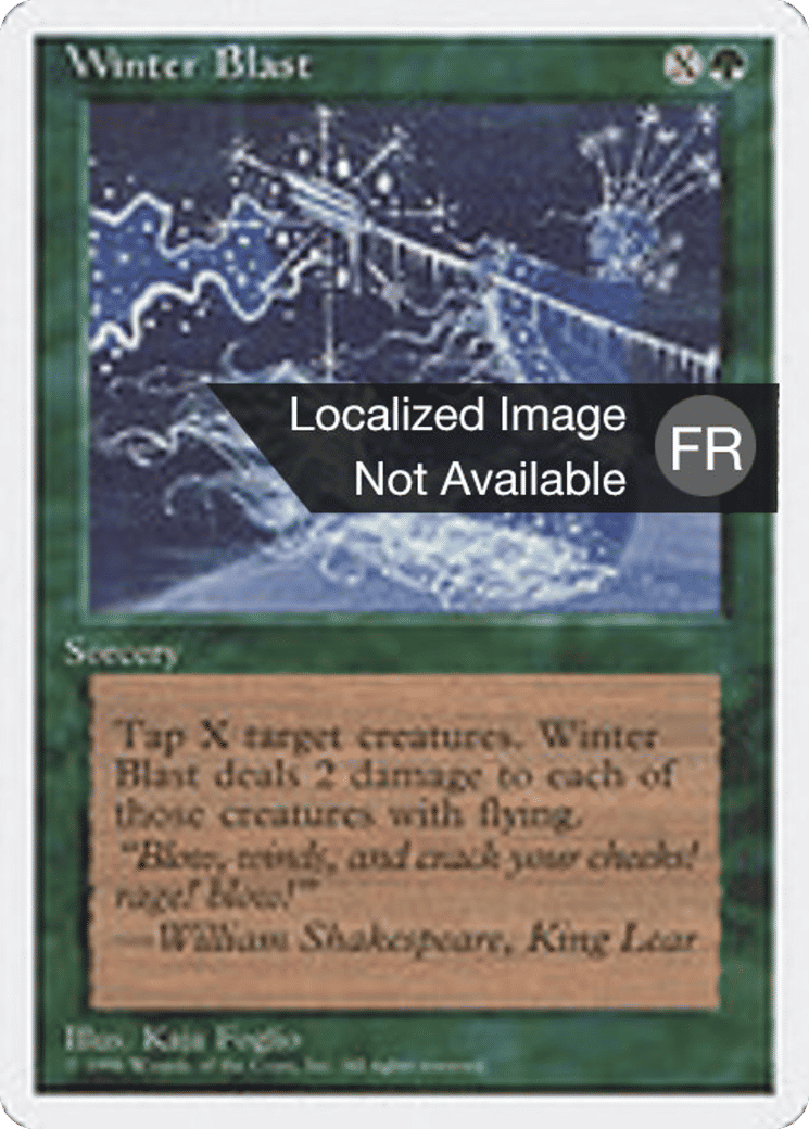 Rafale hivernale — Introductory Two-Player Set — Magic: The Gathering