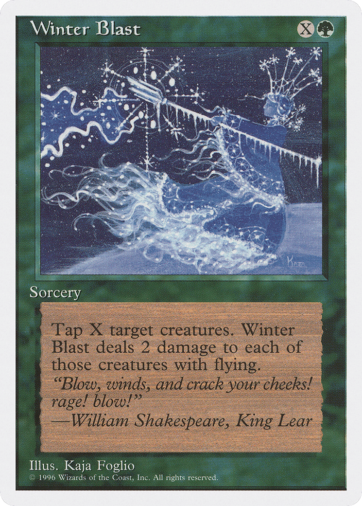 Winter Blast — Introductory Two-Player Set — Magic: The Gathering