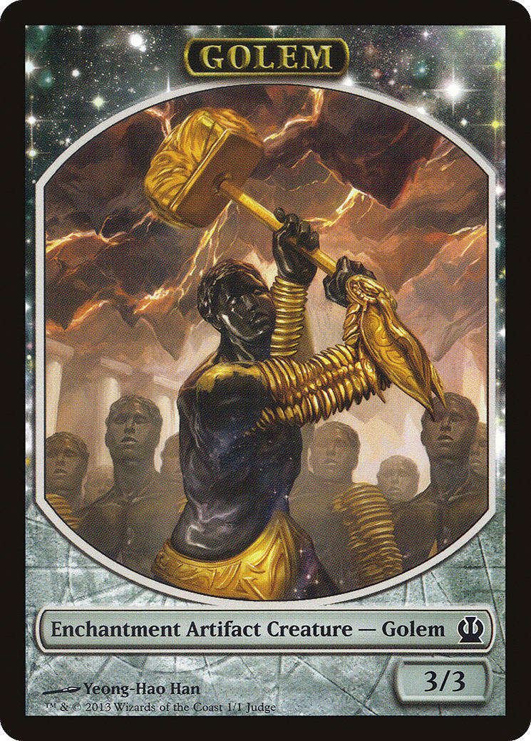 Golem — Judge Gift Cards 2013 — Magic: The Gathering