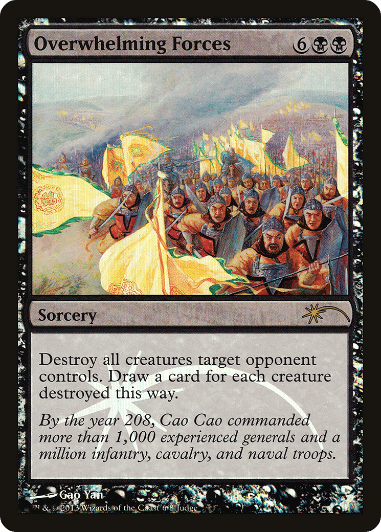 Overwhelming Forces — Judge Gift Cards 2013 — Magic: The Gathering