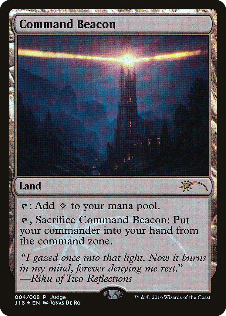 Command Beacon — Judge Gift Cards 2016 — Magic: The Gathering