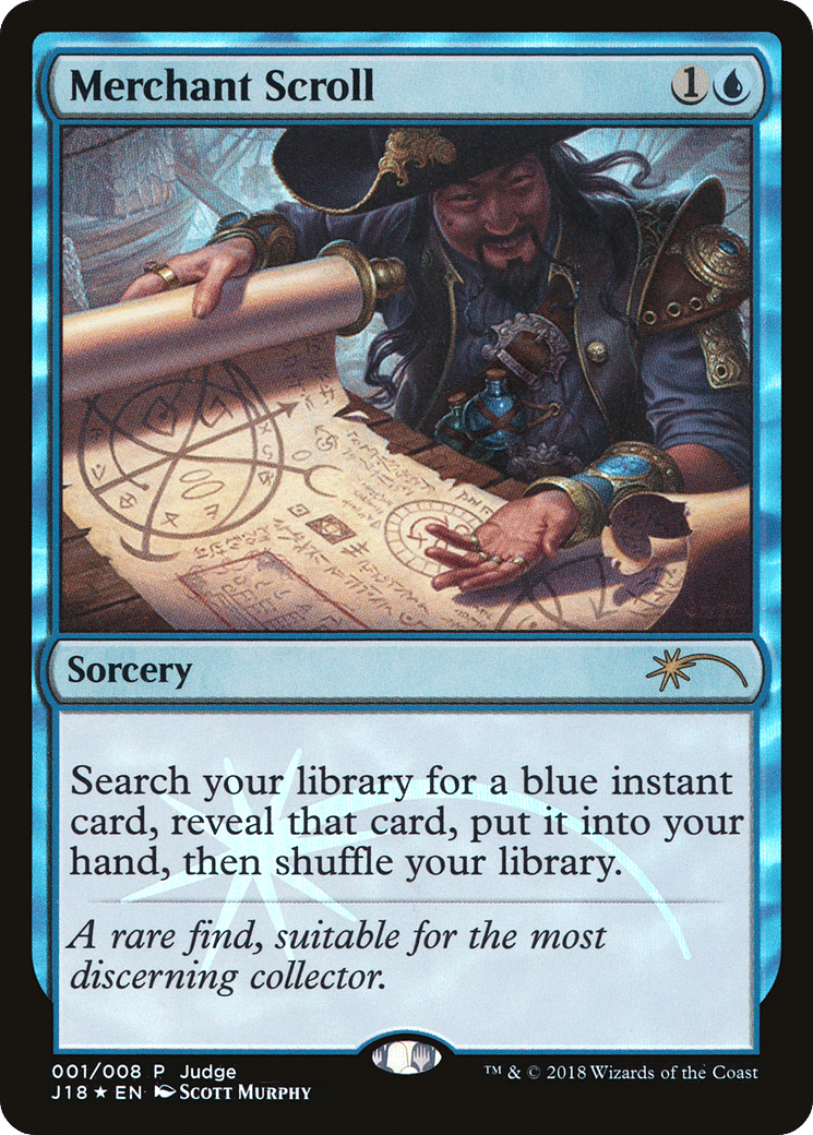 Merchant Scroll — Judge Gift Cards 2018 — Magic: The Gathering