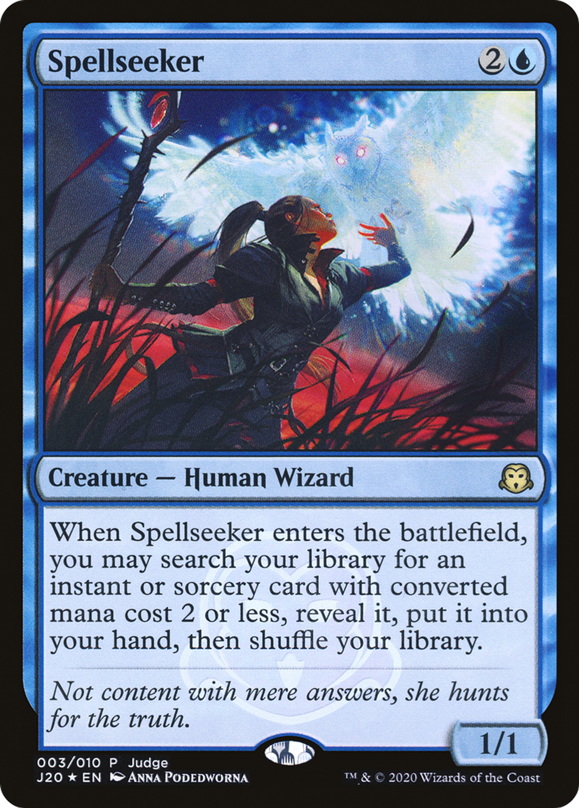 Spellseeker — Judge Gift Cards 2020 — Magic: The Gathering